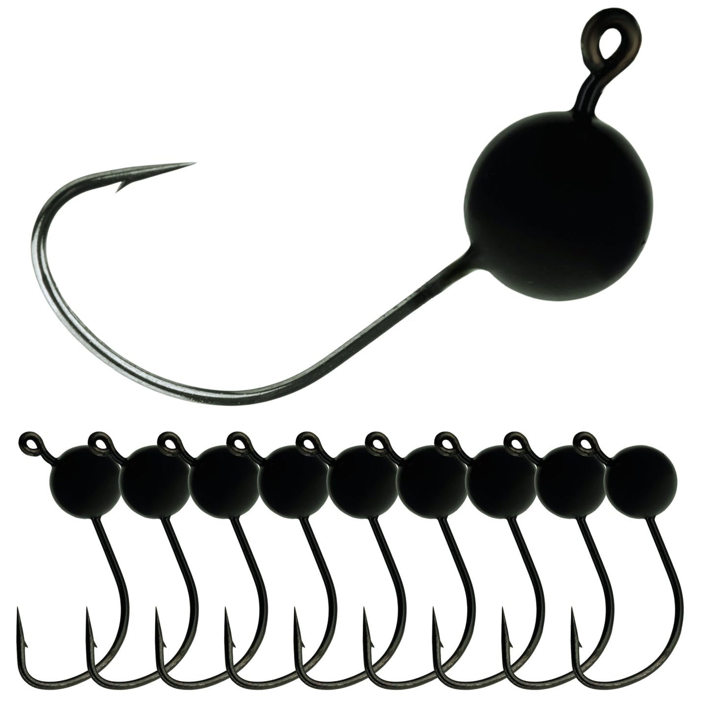Reaction Tackle Lead Wacky Jigs- 10-PACK- Ultra Sharp - New