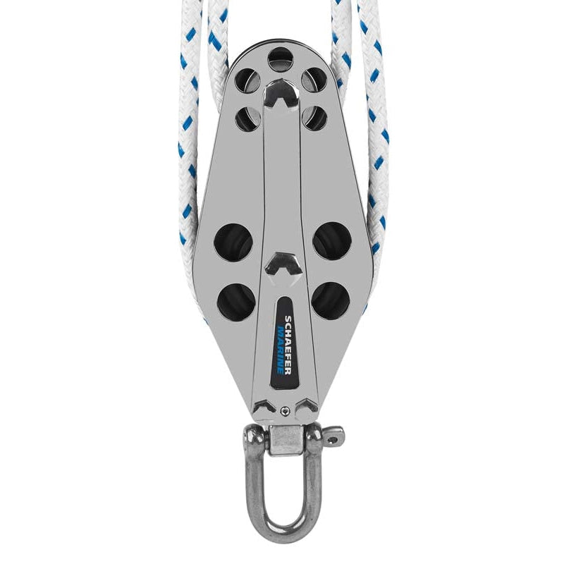 Schaefer Fiddle,  3-Way Hd, Alum Shv, Nomex/Ball Brng | SendIt Sailing