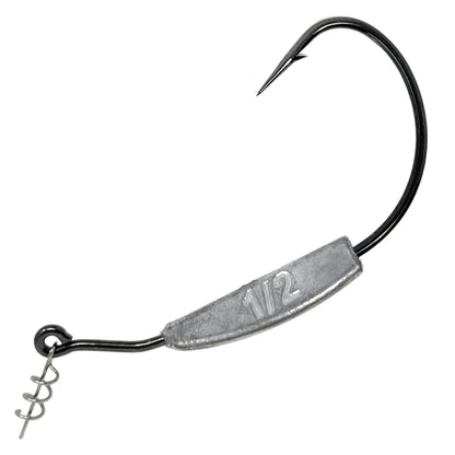 Reaction Tackle Lead Weighted Swimbait Hooks (10-PACK)