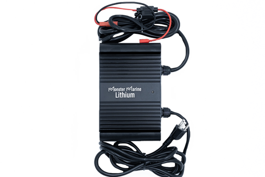 BLACK WIDOW 24V 10A Waterproof Lithium Battery Charger