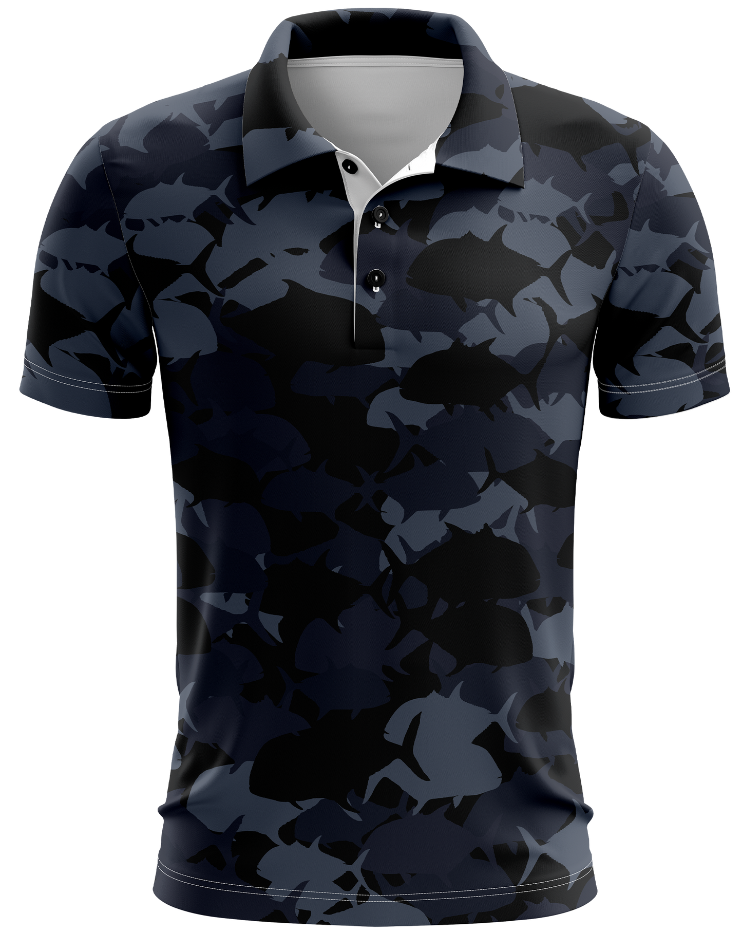 Ulua Dark Camo Dri Fit Polo (Adult/Keiki)