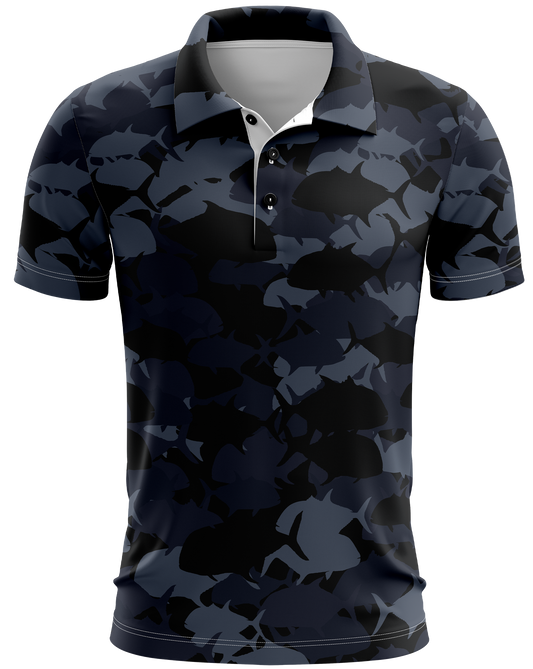 Ulua Dark Camo Dri Fit Polo (Adult/Keiki)
