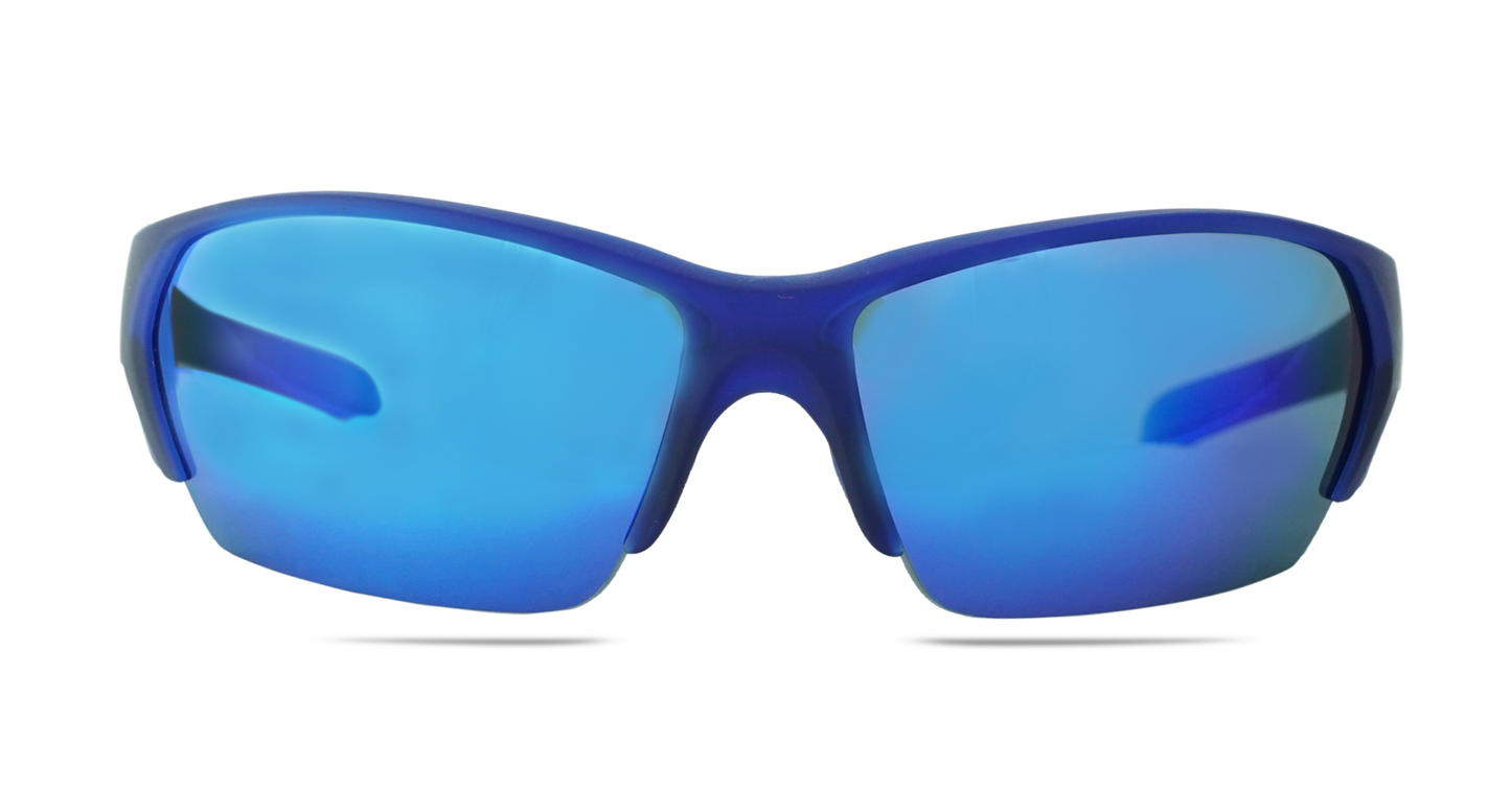 Muir | Matte Blue | Polarized Blue Flash Lens
