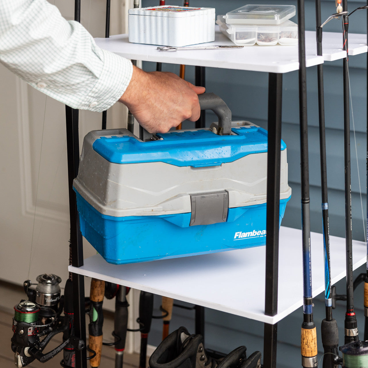 Tarpon Fishing Pole Stand | Holds up to 10 Rods