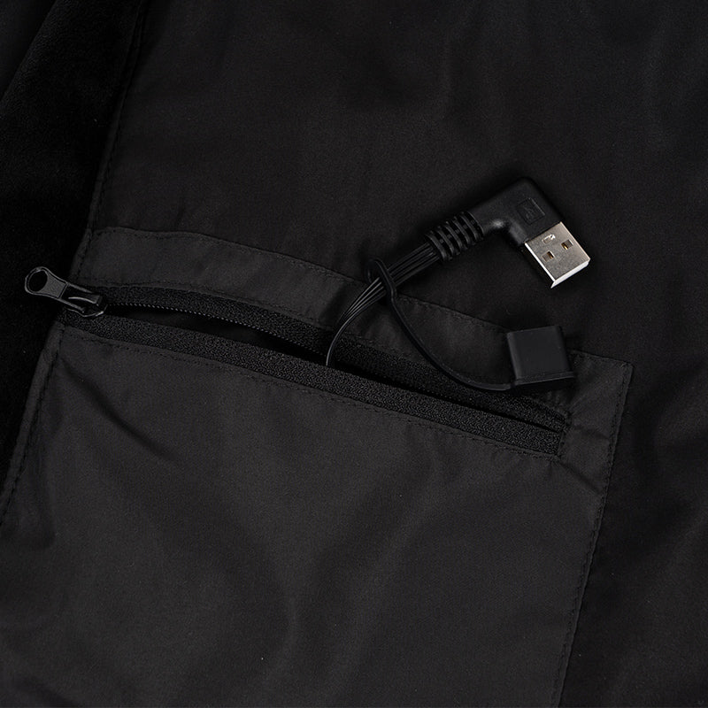 LITEGUEST USB Heated Vest with LED Light – Winter Outdoor Safety Gear