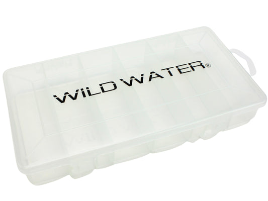 Wild Water Fly Fishing Large 6 Section Clear Fly Box | SendIt Sailing