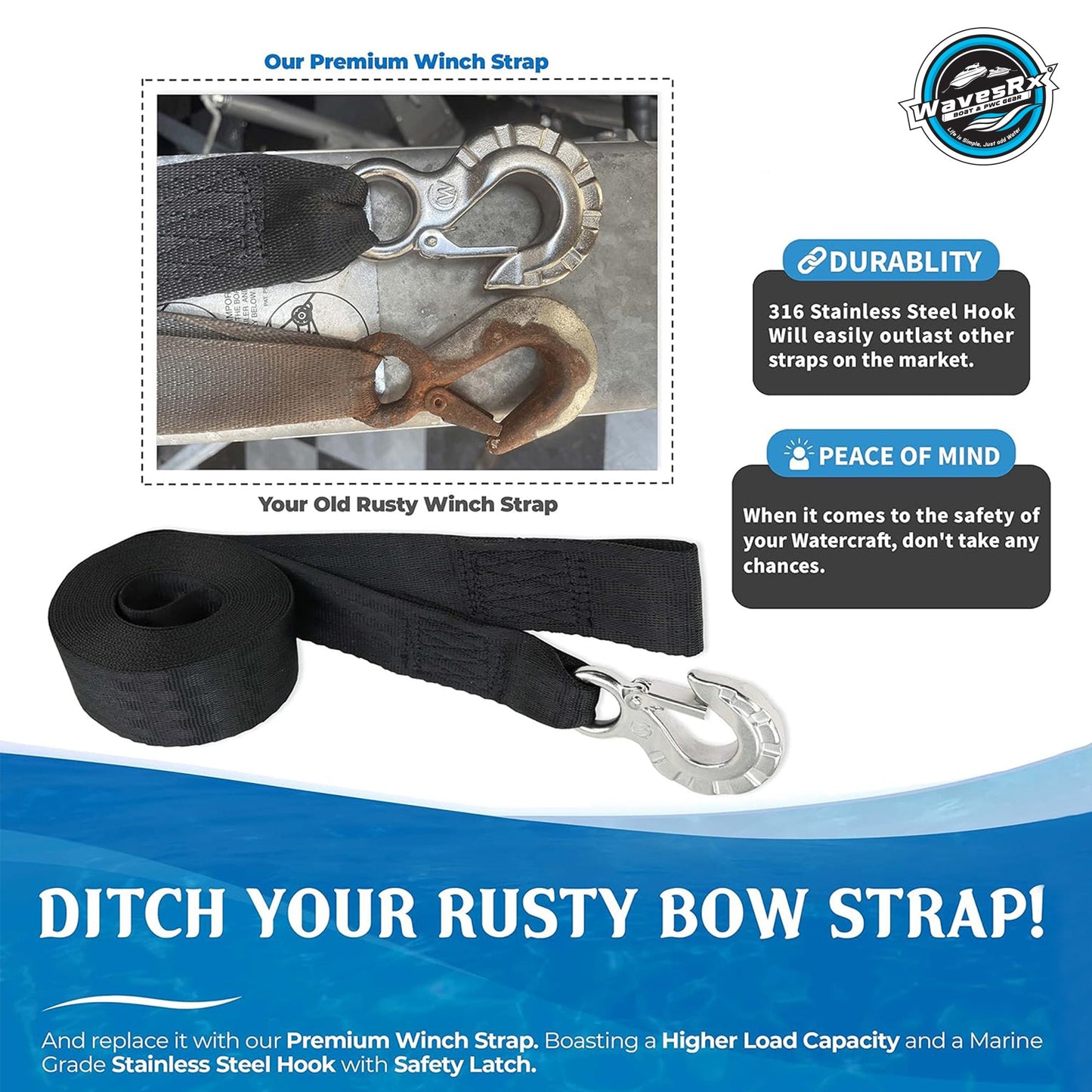 PWC TRAILER WINCH STRAP