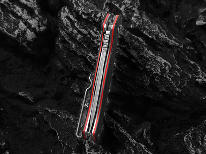 The Pathfinder Folding Pocket Knife Giftset for Men and Women (Silver and Red)