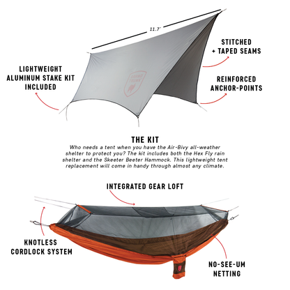 Air Bivy All Weather Shelter & Hammock