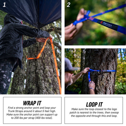 Trunk Straps - Hammock Suspension Straps