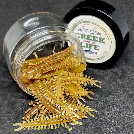 Jar of 1.8" Inch Micro Hellgrammite "The Ditch Devil"