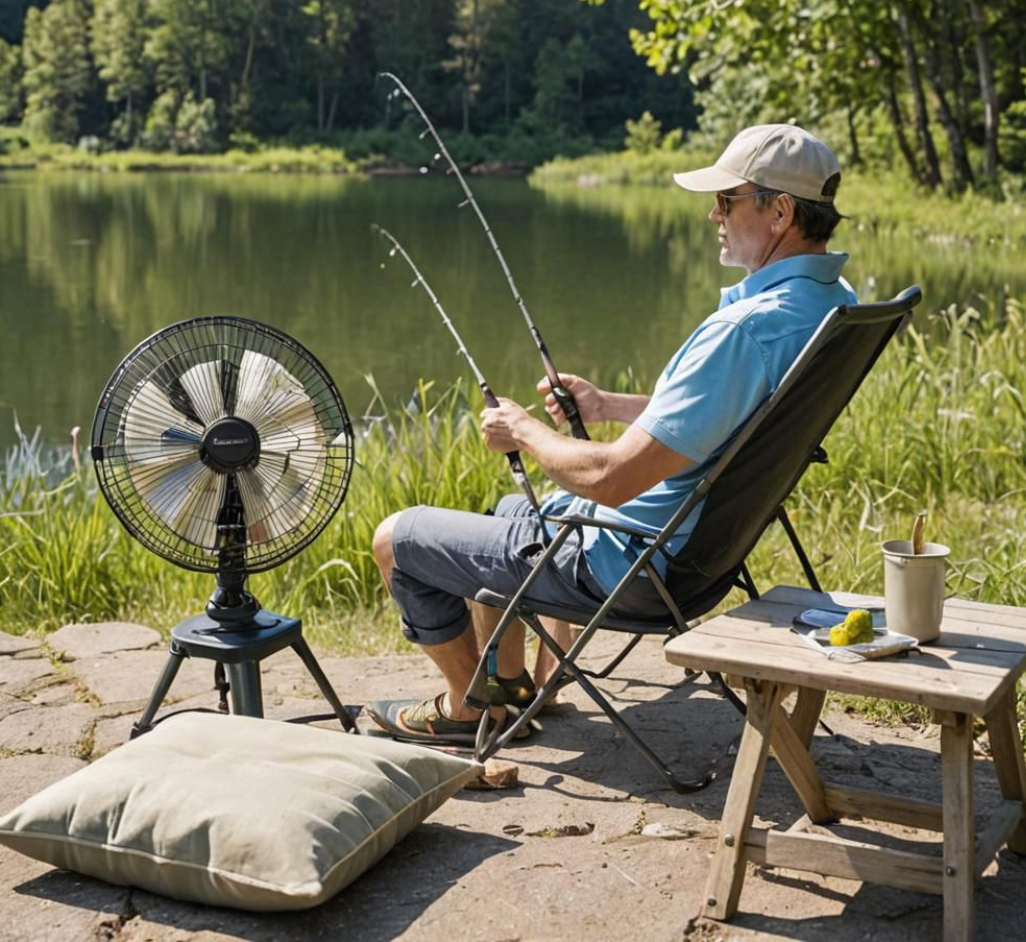LITEGUEST Fan-Cooling Seat Cushion – USB-Powered Summer Comfort