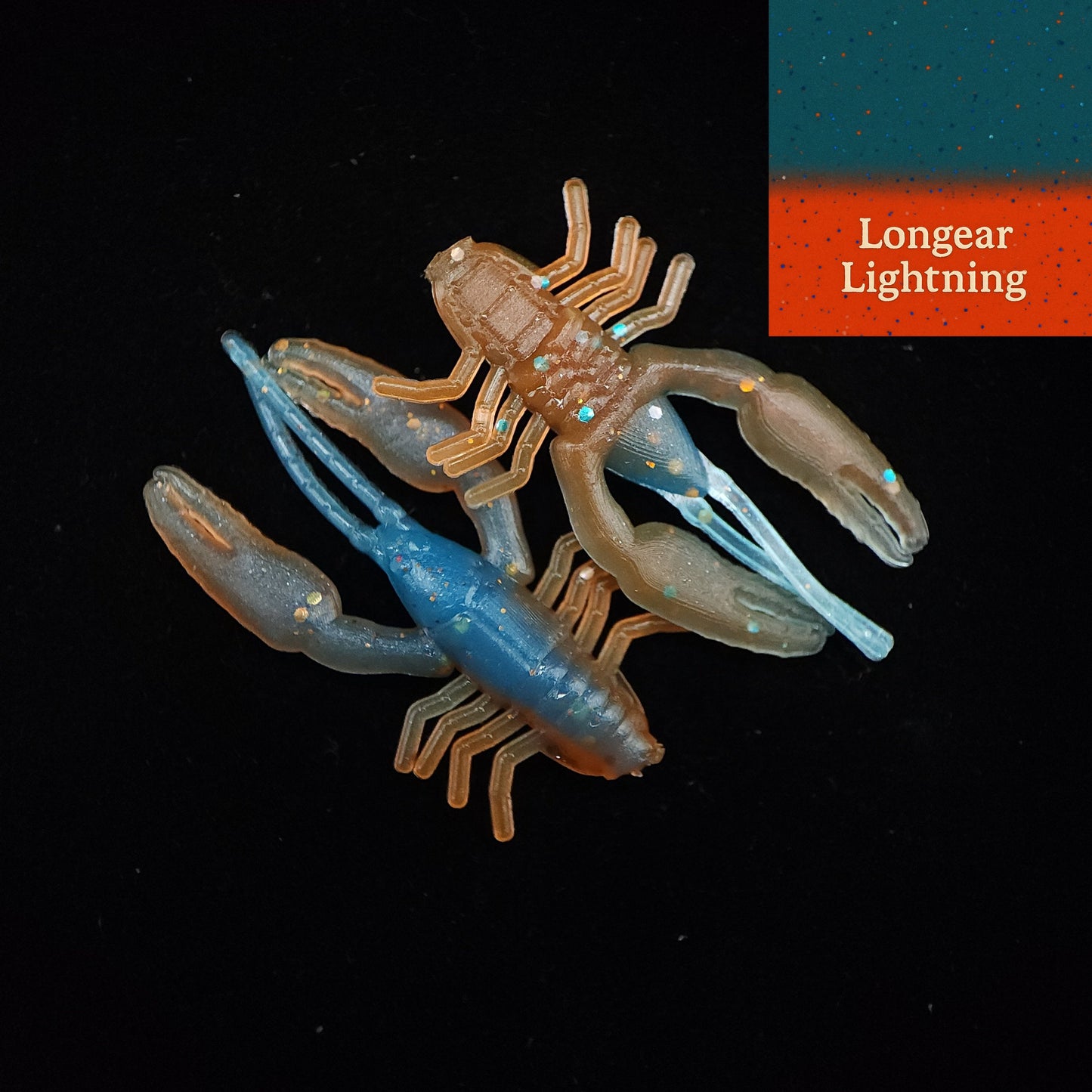 Jar of 1" Inch Micro Crayfish "The Creek Crawler"