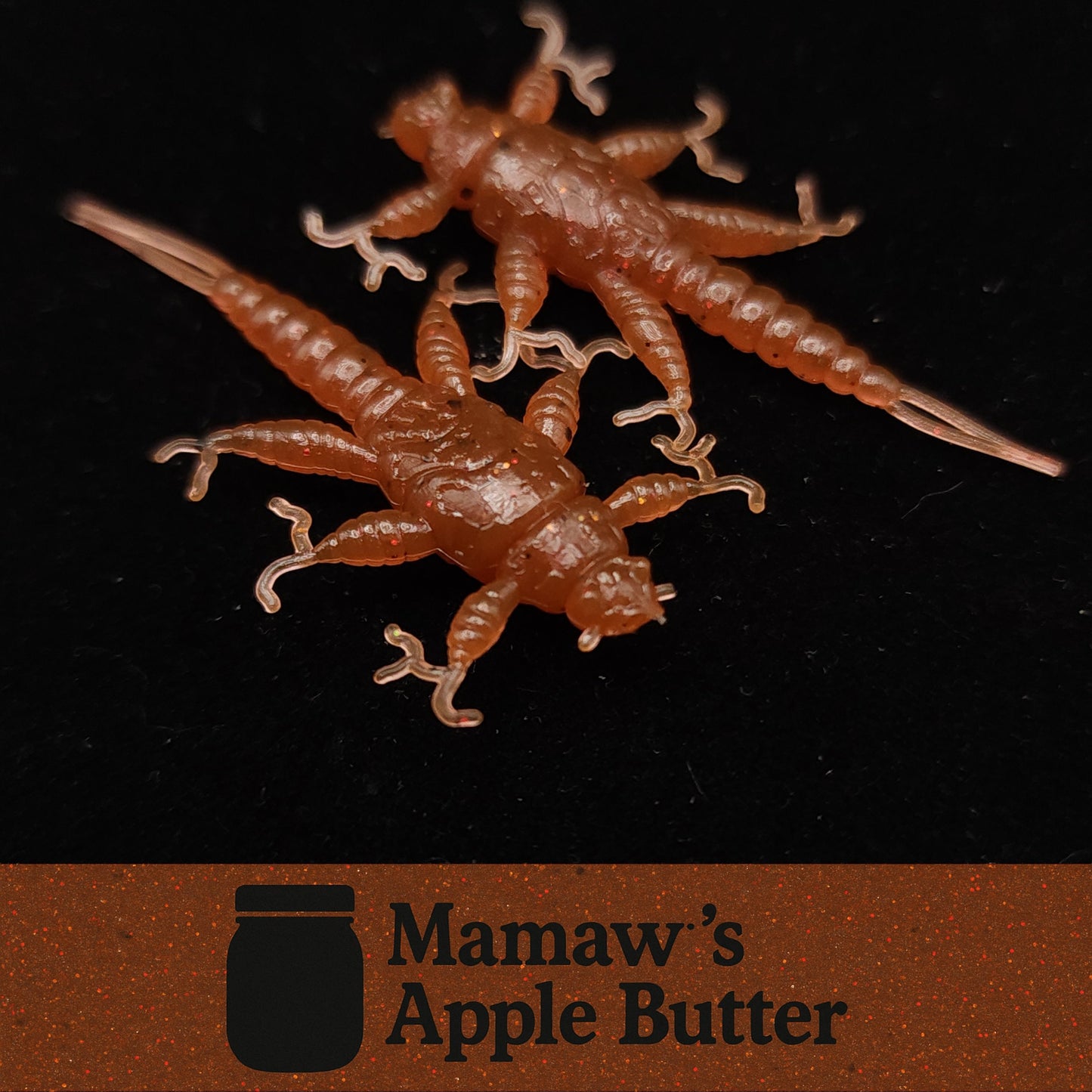 Jar of 1.5" Inch Stonefly Larvae "The Morelkin"