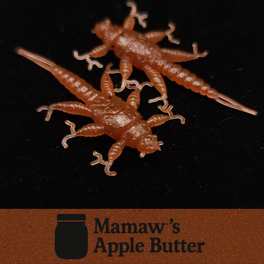 Jar of 1.5" Inch Stonefly Larvae "The Morelkin"