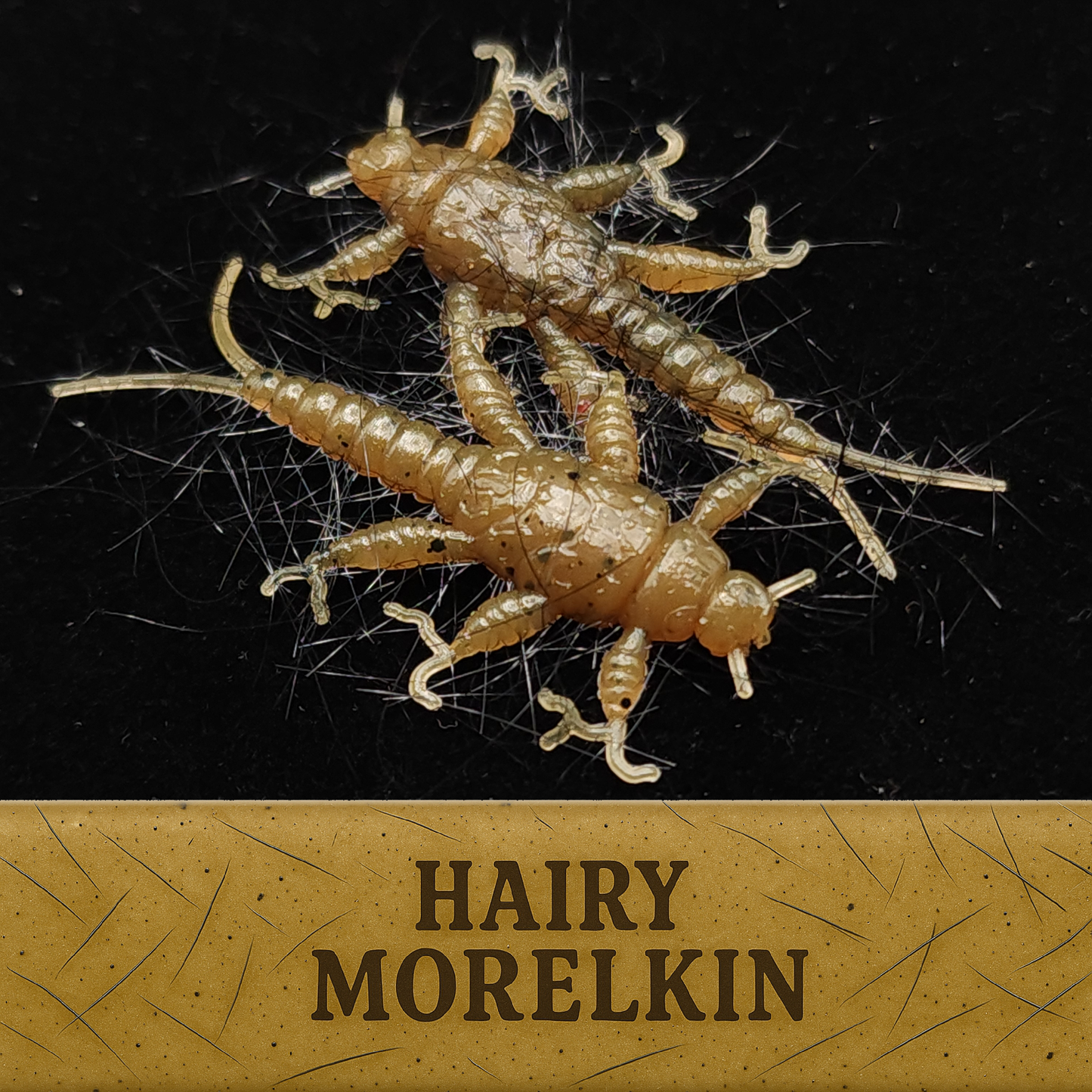 Hairy 1.5" Stonefly Larvae "The Morelkin"