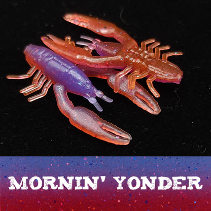 Jar of 1" Inch Micro Crayfish "The Creek Crawler"