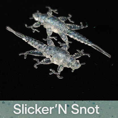 Jar of 1.5" Inch Stonefly Larvae "The Morelkin"