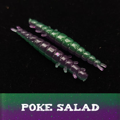 Jar of 1.3" Caddis Fly Larvae "Stream Weaver"