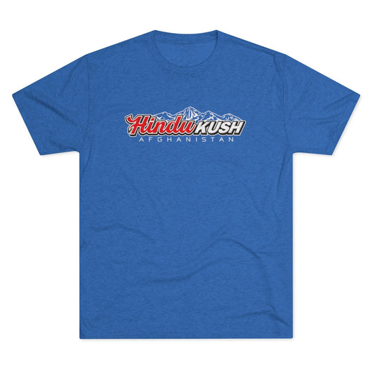 ATACLETE Royal Blue Hindu Kush Men's Tri-Blend Tee