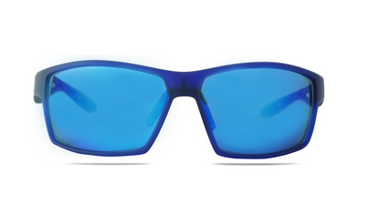 Denali | Matte Blue | Polarized Blue Flash Lens