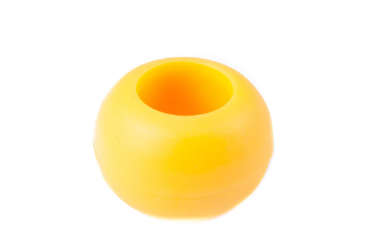 Schaefer 25.35 Yellow 1/4in Parrel Bead