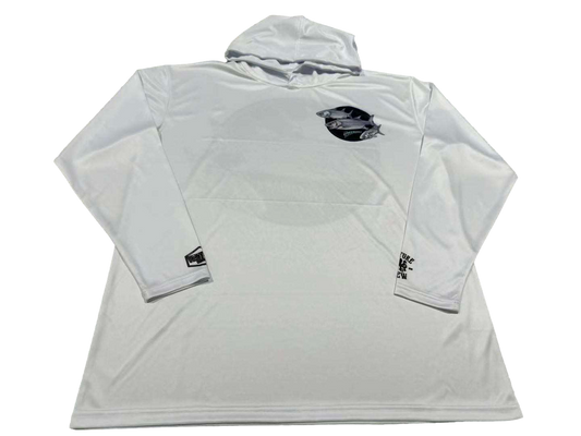 FDS Moi White Dri Fit Hoodie (Adult/Keiki)