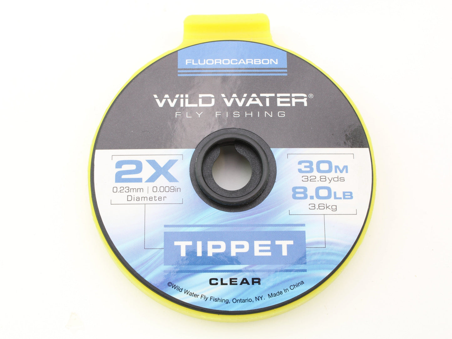 Wild Water Fly Fishing Fluorocarbon Tippet Spool 2X, 30m | SendIt Sailing