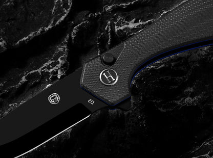 The Vector Folding Pocket Knife Giftset for Men and Women (Black)