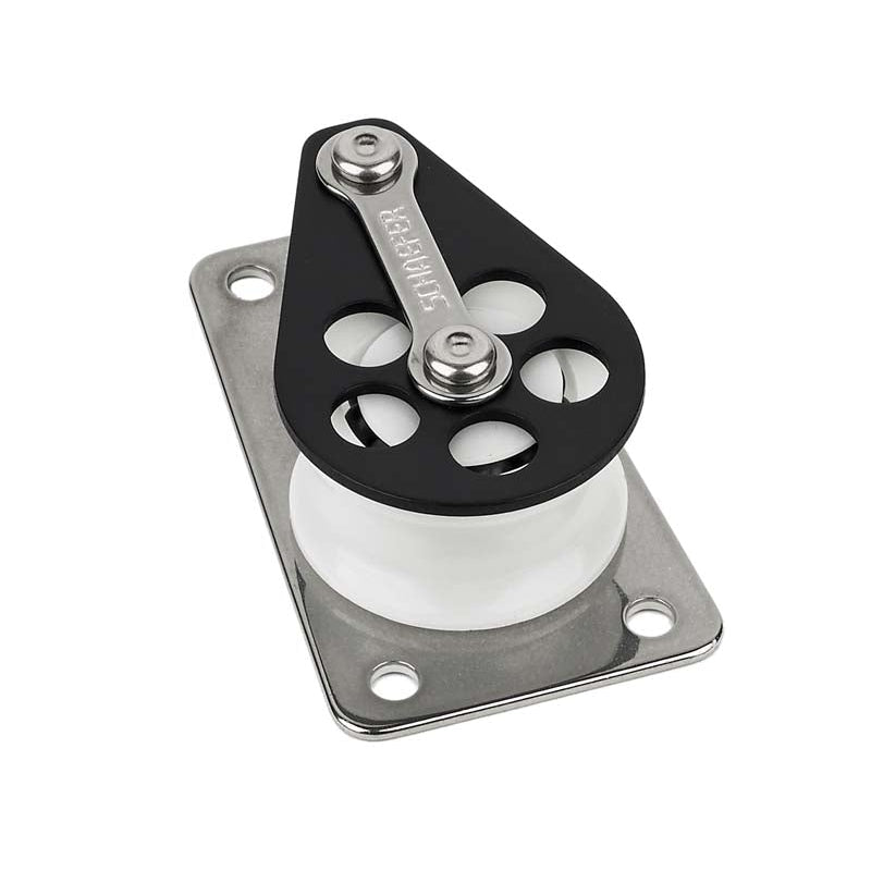 Schaefer 3 Series Flat Base Aluminum Cheek Block | SendIt Sailing