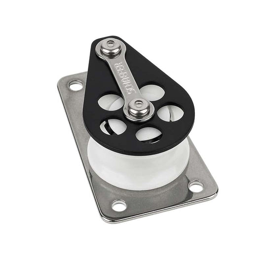 Schaefer 3 Series Flat Base Aluminum Cheek Block | SendIt Sailing