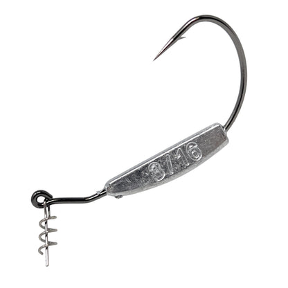 Reaction Tackle Lead Weighted Swimbait Hooks (10-PACK)