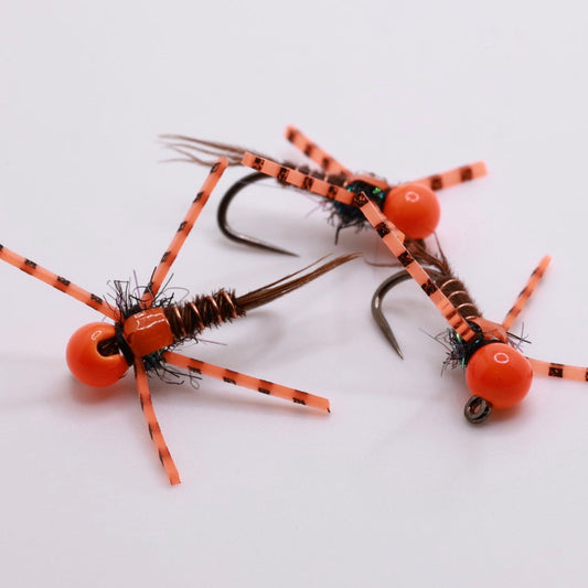 HazyFly Orange Pheasant Tail w/ Leg