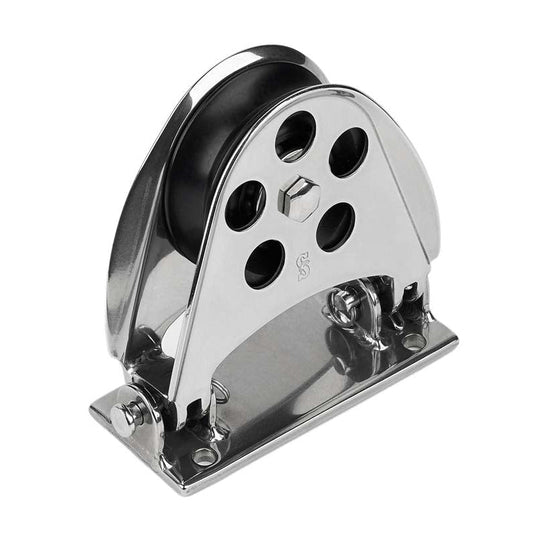 Schaefer Half-Moon Hinged Fairlead, 2 3/8in (60mm)OD | SendIt Sailing