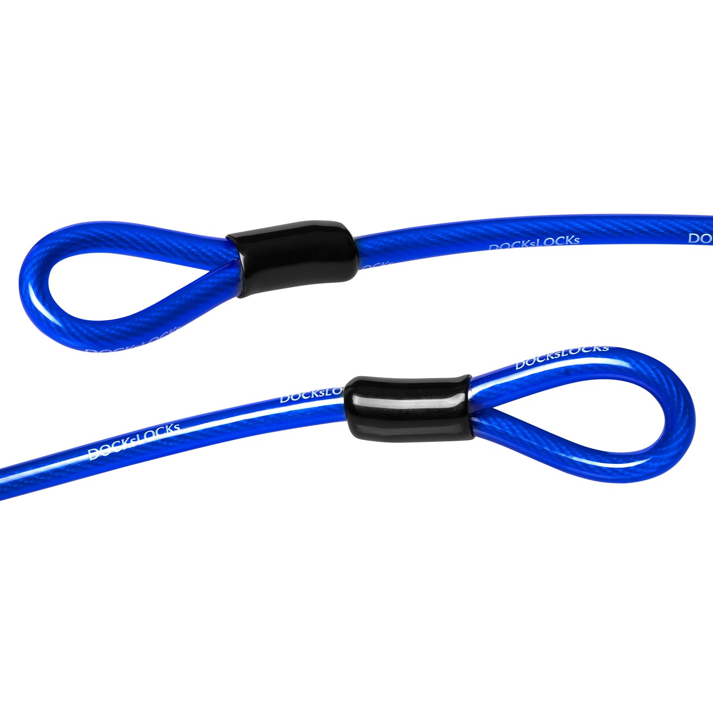 DocksLocks® Anti-Theft Weatherproof Coiled Security Cable with Looped Ends (5', 10', 15', 20' or 25') | SendIt Sailing