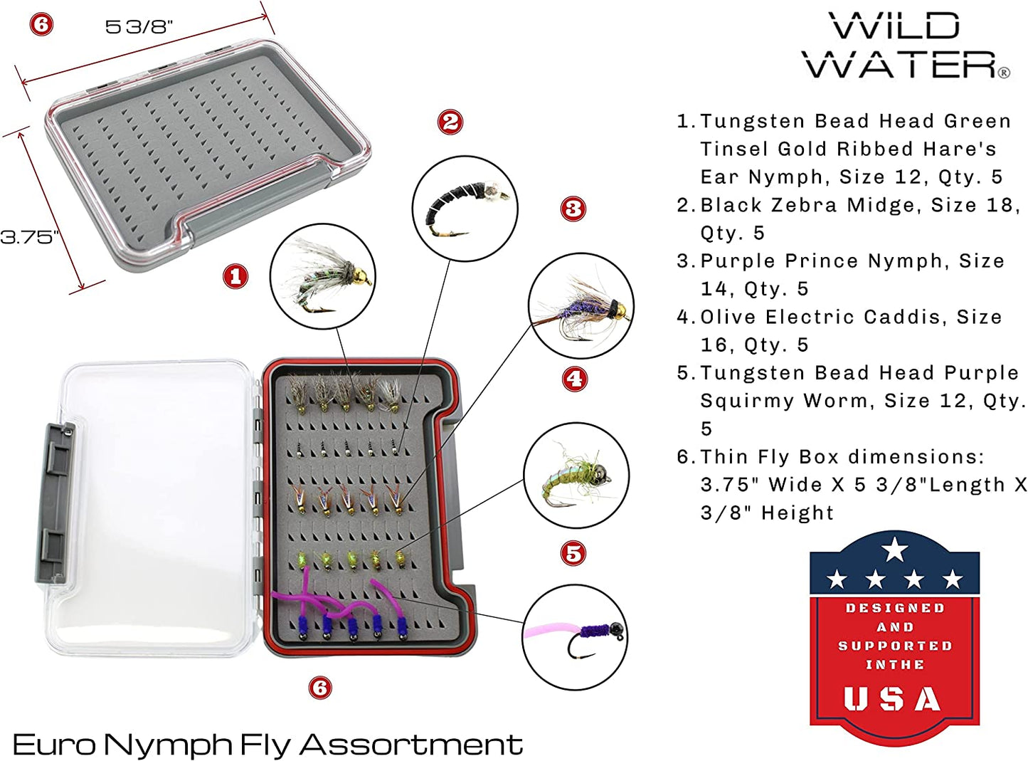 Wild Water Euro Nymphing Fly Fishing  Kit 3 wt 10 ft | SendIt Sailing