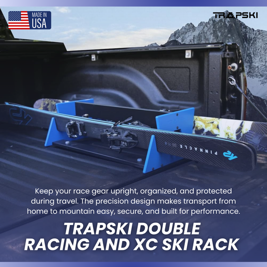 TRAPSKI DOUBLE Racing and XC Ski Rack