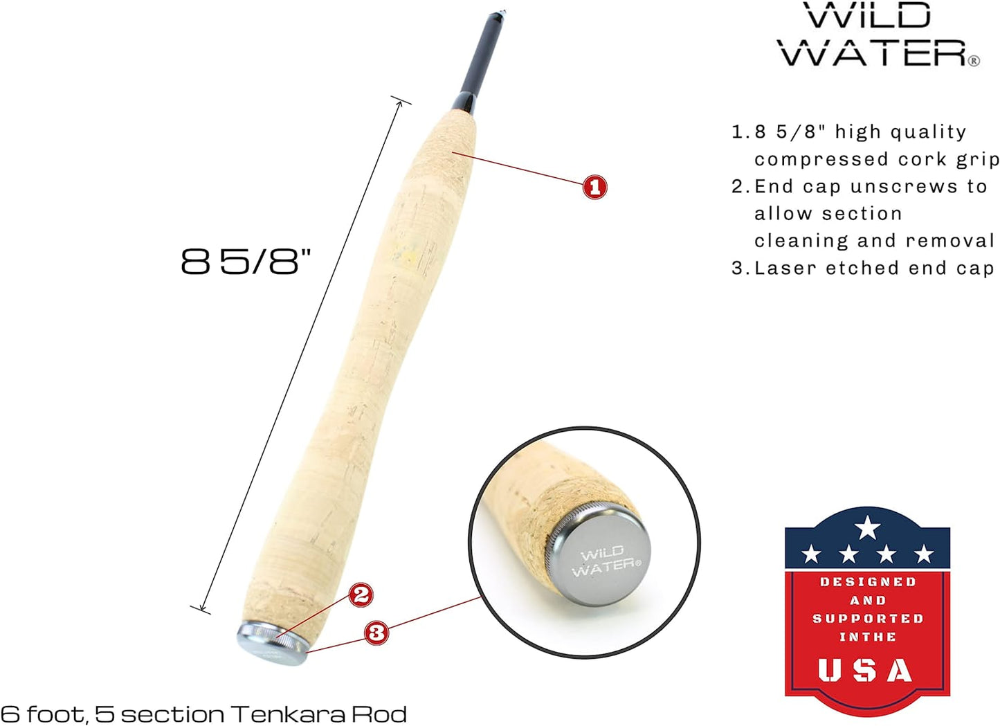 Wild Water Tenkara Fly Fishing Kit 6 ft Rod | SendIt Sailing