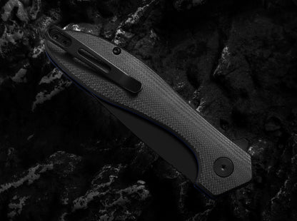 The Vector Folding Pocket Knife Giftset for Men and Women (Black)