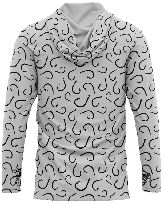 Hooked Gray Dri Fit Hoodie (Adult/Keiki)