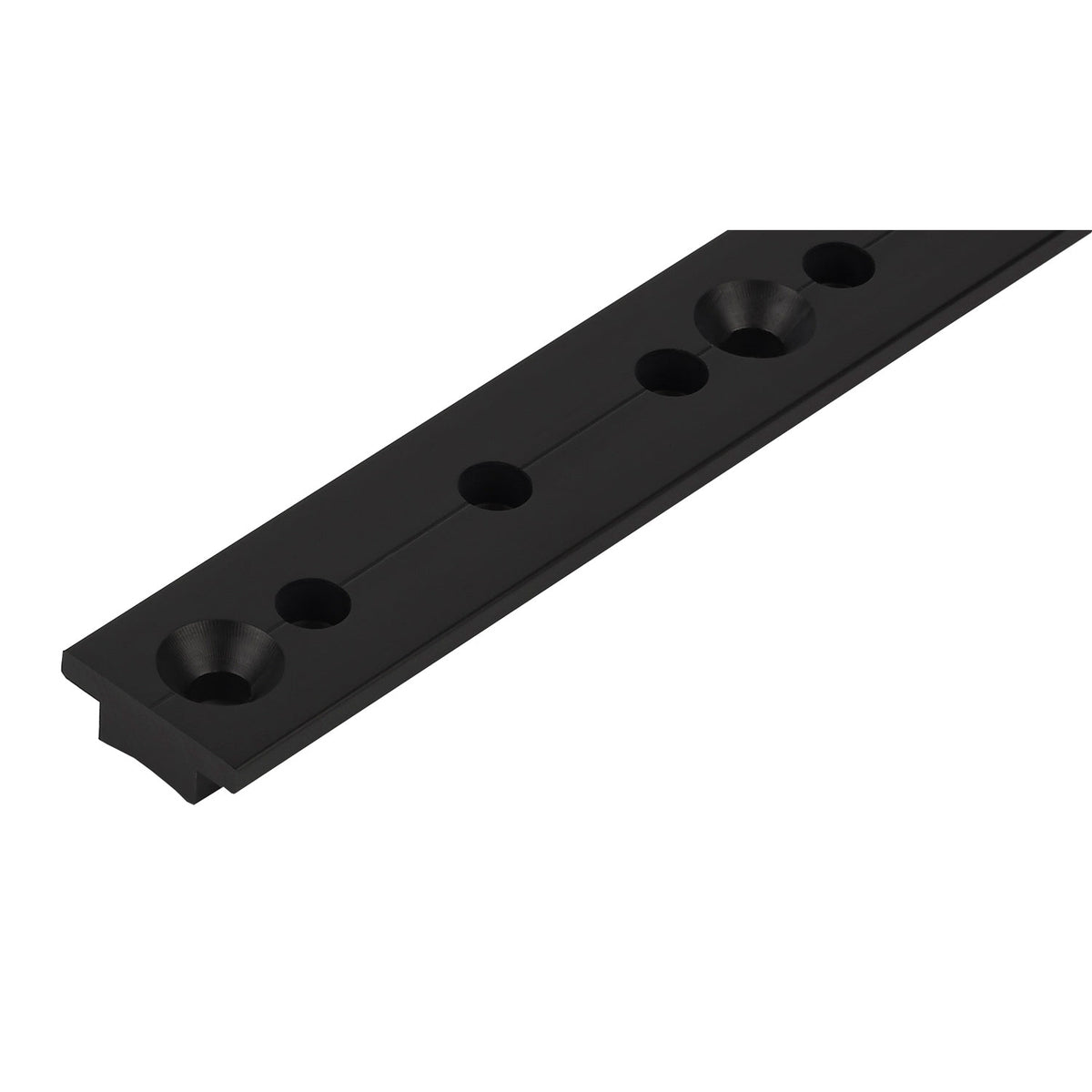 Schaefer T-Track, 1 1/2in x 1/4in (38 x 6mm),12ft(3.6m)Black | SendIt Sailing