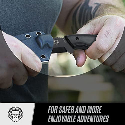 The Grey Tanto Neck Knife Giftset for Outdoors