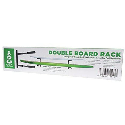 Double SUP & Longboard Paddleboard Wall Storage Rack