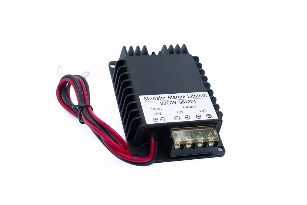 Live sonar 24v/36v- to 12/24v converter “The Bandit”
