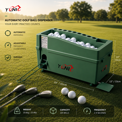 Golf Ball Dispenser Machine Powerless Automatic Tee Up