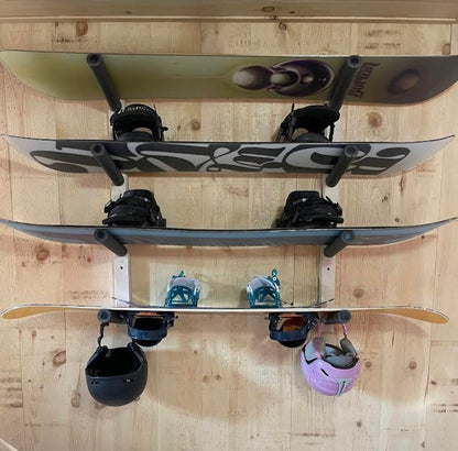 ARMED SNOWBOARD WALL STORAGE RACK