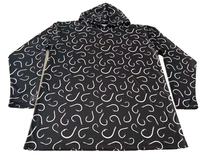 Hooked Black Dri Fit Hoodie (Adult/Keiki)