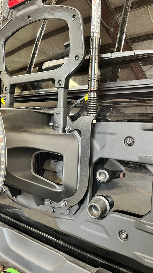 Empire Offroad LED JL Whip Mounts | SendIt SailingEmpire Offroad LED JL Whip Mounts