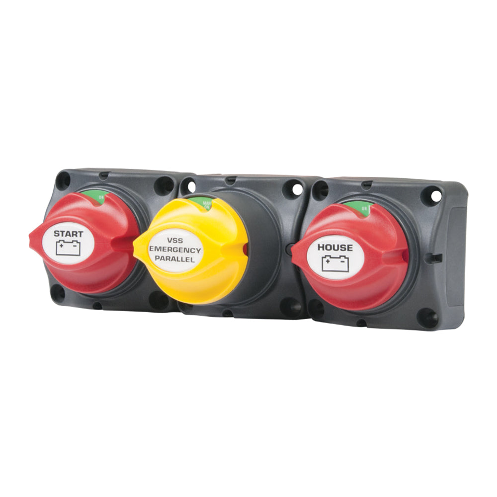 BEP Battery Distribution Cluster for Single Engine with Two Battery Banks with Motorized VSR