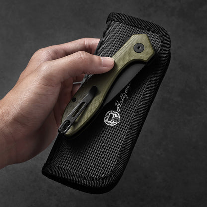 The Vector Folding Pocket Knife Giftset for Men and Women (Green and Black)